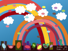 Screenshot from the iPad game Sweet Little Eggs